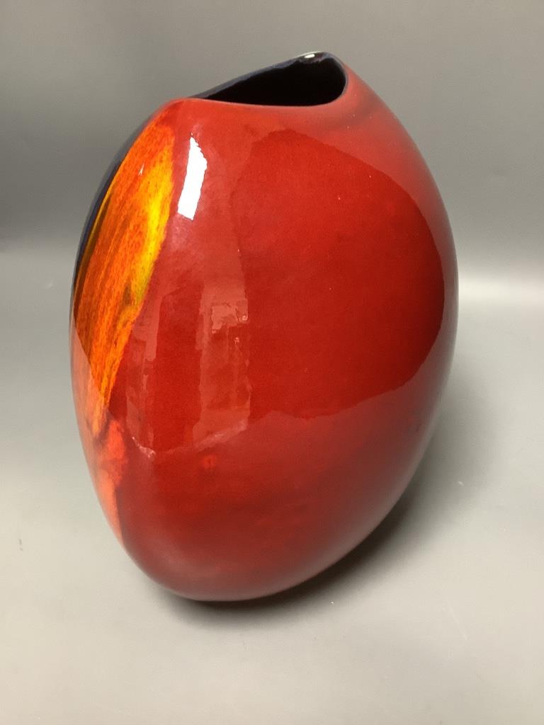 A large Poole Delphis vase, circa 1970 26cm